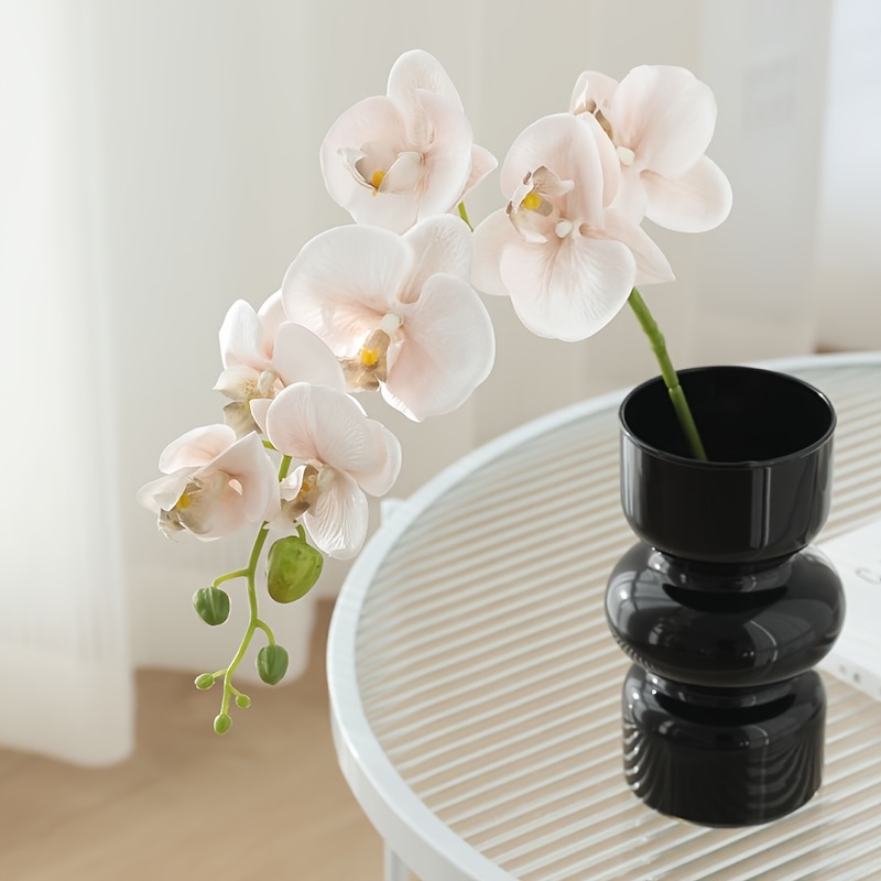 1 stück realistische künstliche orchidee langen zweigen