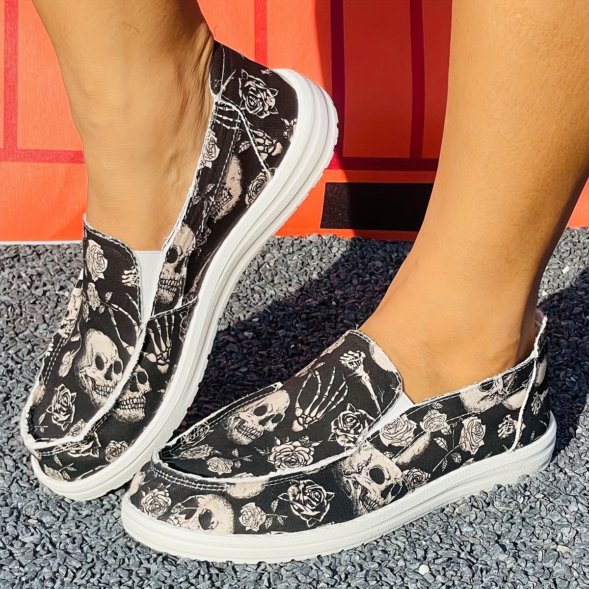 mocasines elegantes calavera mujer zapatos Temu Ecuador