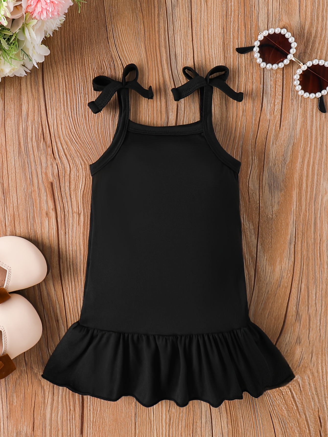 girls cute three kittens print suspender dress summer - Temu Oman