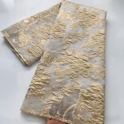 item picture 5 yards pc african jacquard floral fabric high quality nigeria embroidered floral jacquard lace suitable for wedding daily party wear