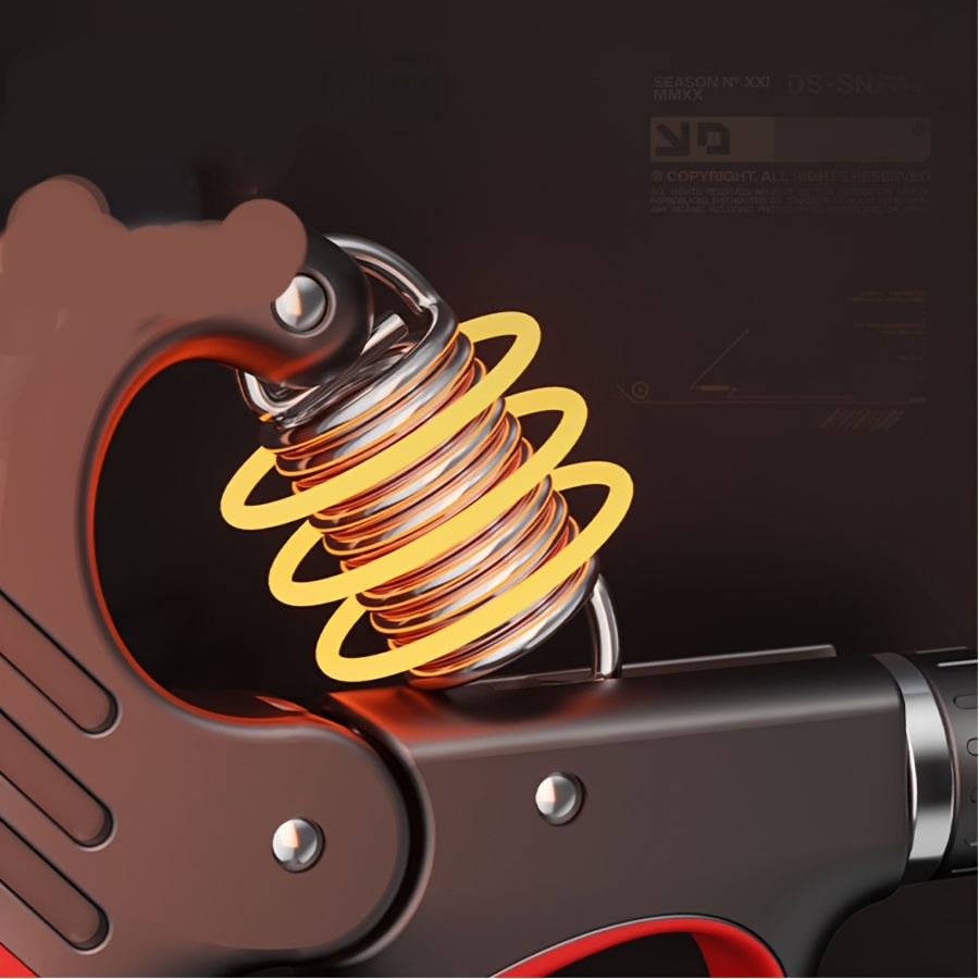 1pc Adjustable Mechanical Grip Strengthener Hand Power Chain Gripper