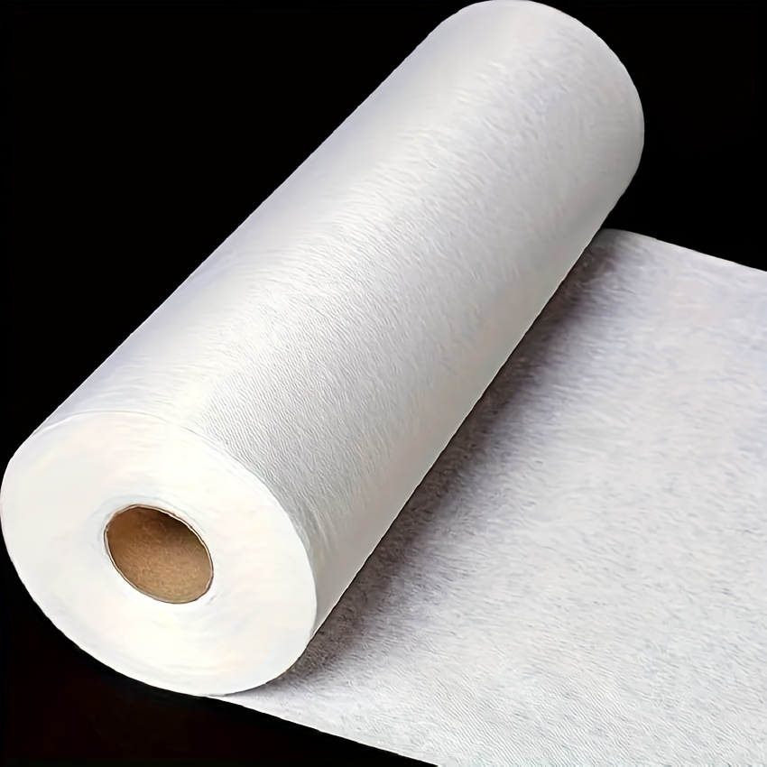 

1 Roll, Lightweight White Fusible Interfacing, Iron-on Polyester Interlining For Sewing And Crafts, Suitable For Apparel, Bags & Home Decor Accessories, Quilting Crafting Ironable Sewing Material