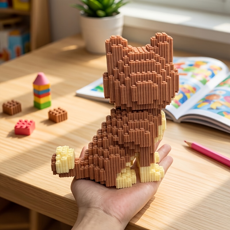 Educational Building Blocks Small Dog, Creative Toy