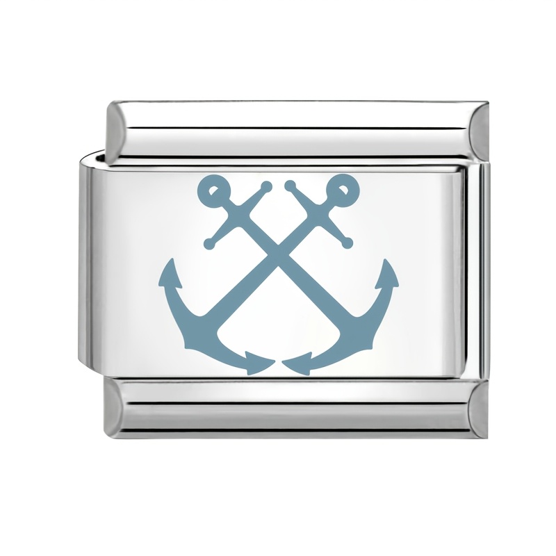 Exquisite Blue Pattern Embossed Ocean Elements Ring