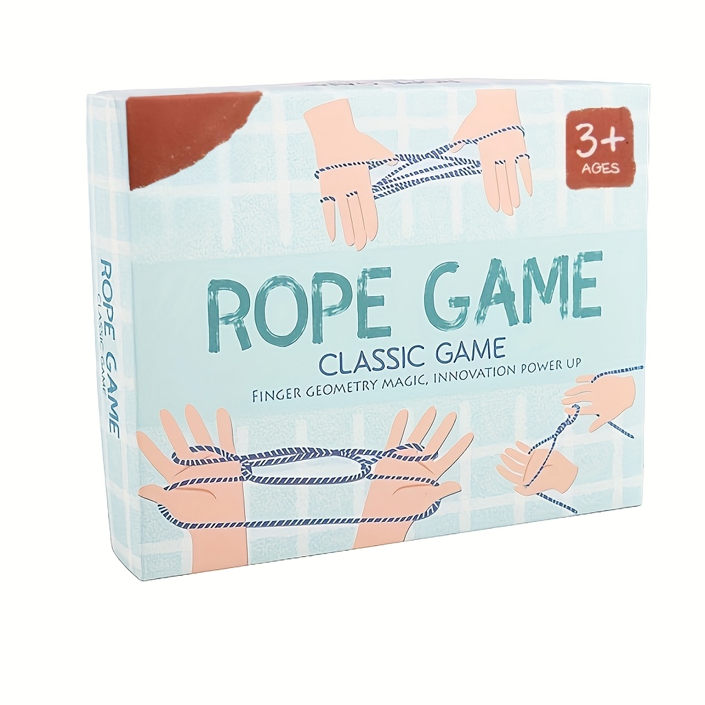Children's Rope Geometry Transformation Interactive Game, Nostalgic Leisure Toy, Teaching Aid, Parent-child Interactive Game, Holiday Gift