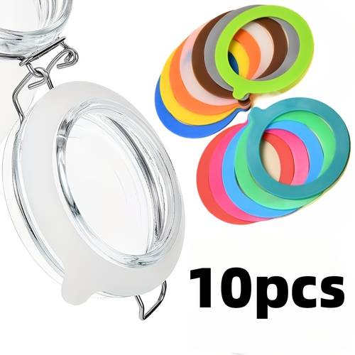 10 reusable silicone gaskets 3 75 inches in size specifically designed to replace the sealing rings of regular mouth canning jar lids silicone jar lid gaskets replace silicone sealing rings suitable for regular mouth canning jars glass jar mouth