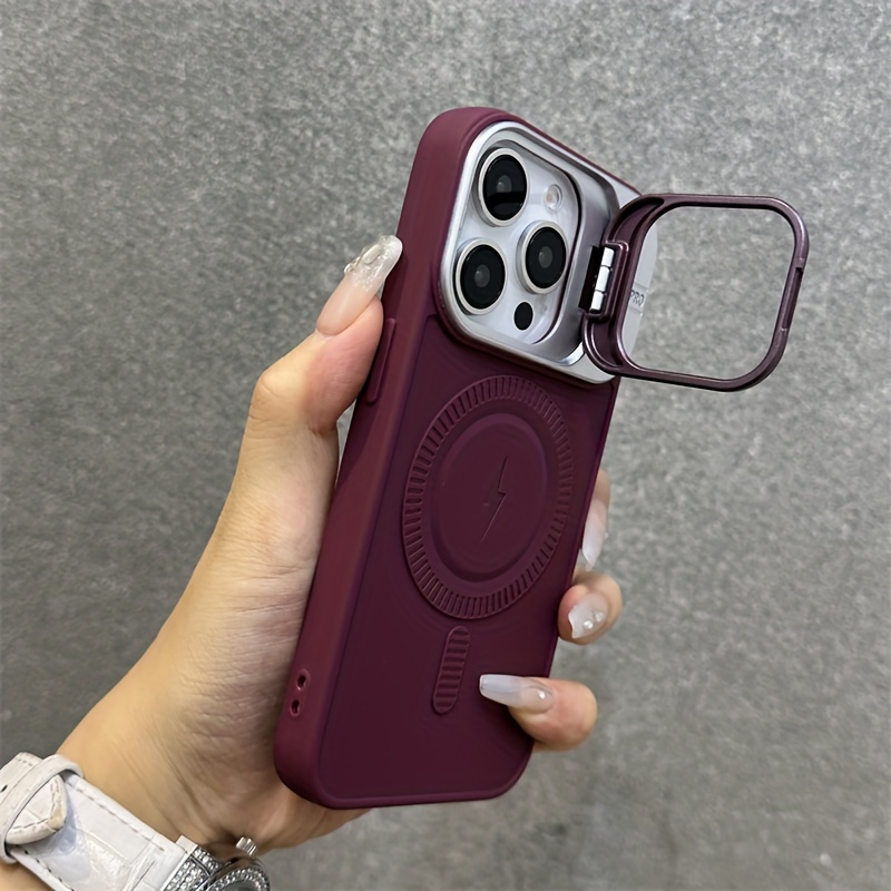 Applicable To 13 Series Magnetic Charging Mobile Phone Case Lens Holder Advanced Sense  Full Package Silicone_voghion.com