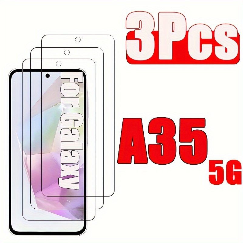 

3pcs Tempered Glass Screen Protector For A35 5g - Protective Film