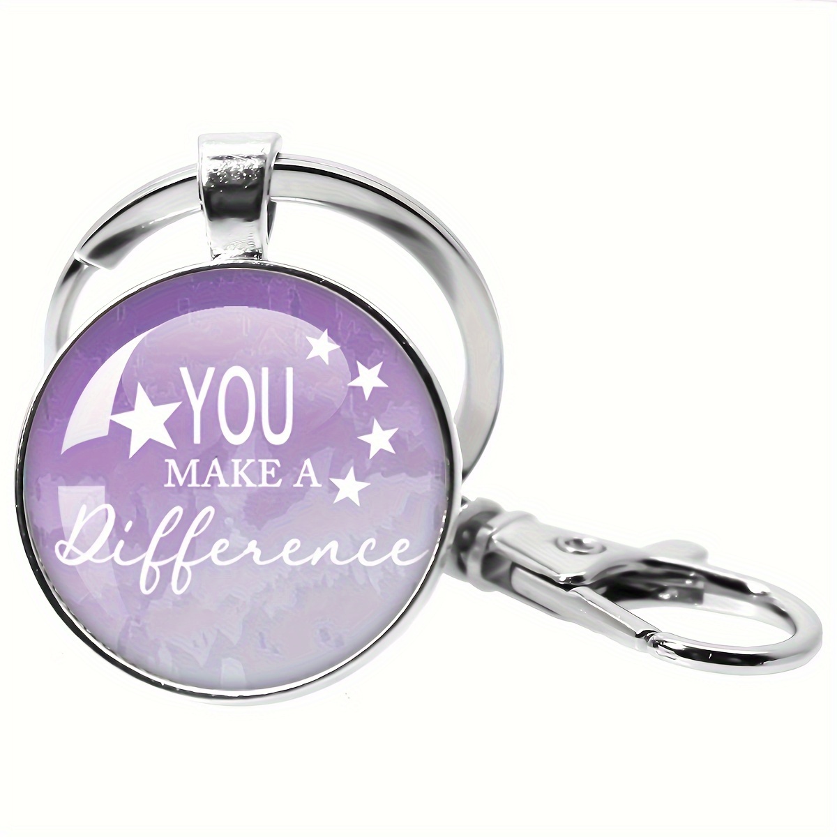 Ghloyza Portachiavi Di Ringraziamento Con Incisione 'Thank You For Being Lovely' - Regalo Per Donne, Colleghe, Insegnanti, Amiche, Infermiere