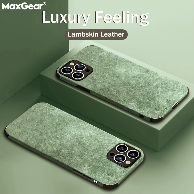 

For 15 14 11 X Xr Xs 7 8 Shockproof Lambskin Suede