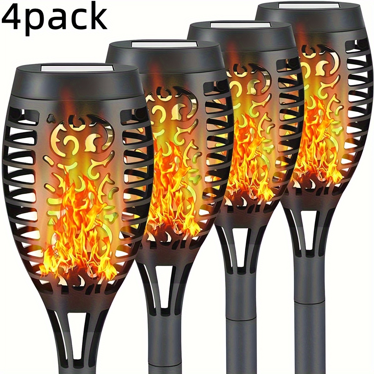 

4 , Ip65 Dancing Flickering Torches Decoration For Gardenyard -auto