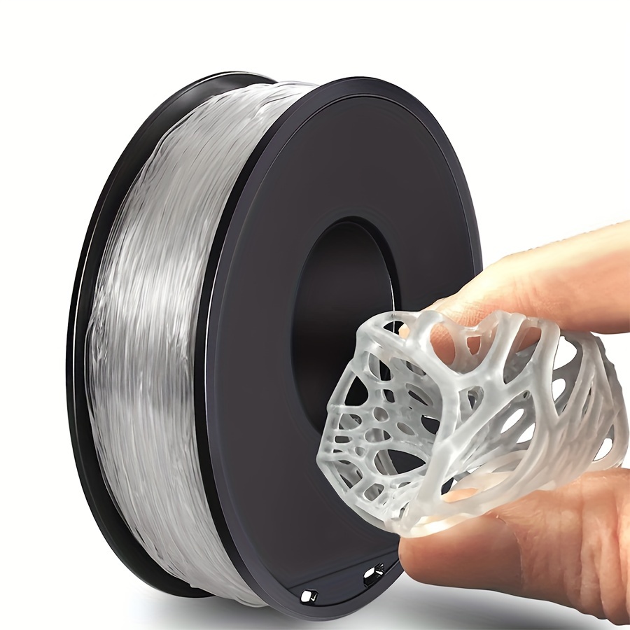 

Flexible 95a Tpu Filament, 1.75mm - +/- , Soft 3d Printer Material, 250g Spool (0.55 Lb), Vacuum In Clear Or Blue