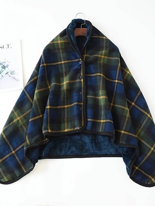 warm shawl autumn and winter blanket nap throw break small blanket