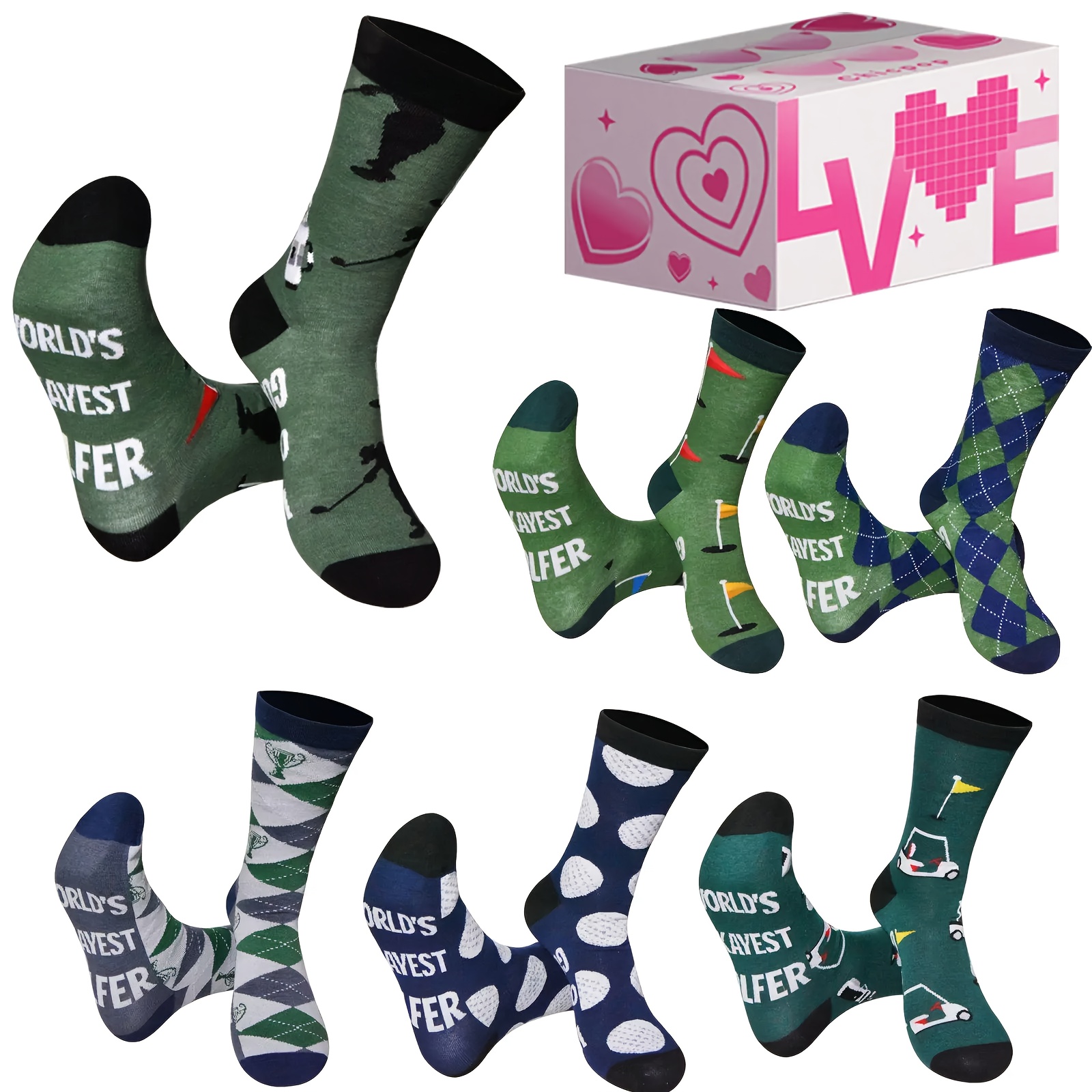 

6 Of Golf Novelty Golf Christmas For Golfers