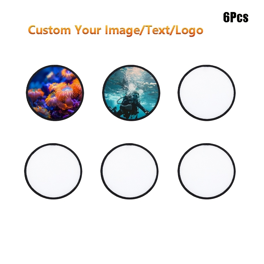 TEMU 6pcs Personalized Custom Clothing Patches, Iron-on Decorative Fabric Patches For Shoes, Bags, Hats, Creative Decorative Appliques, Diy