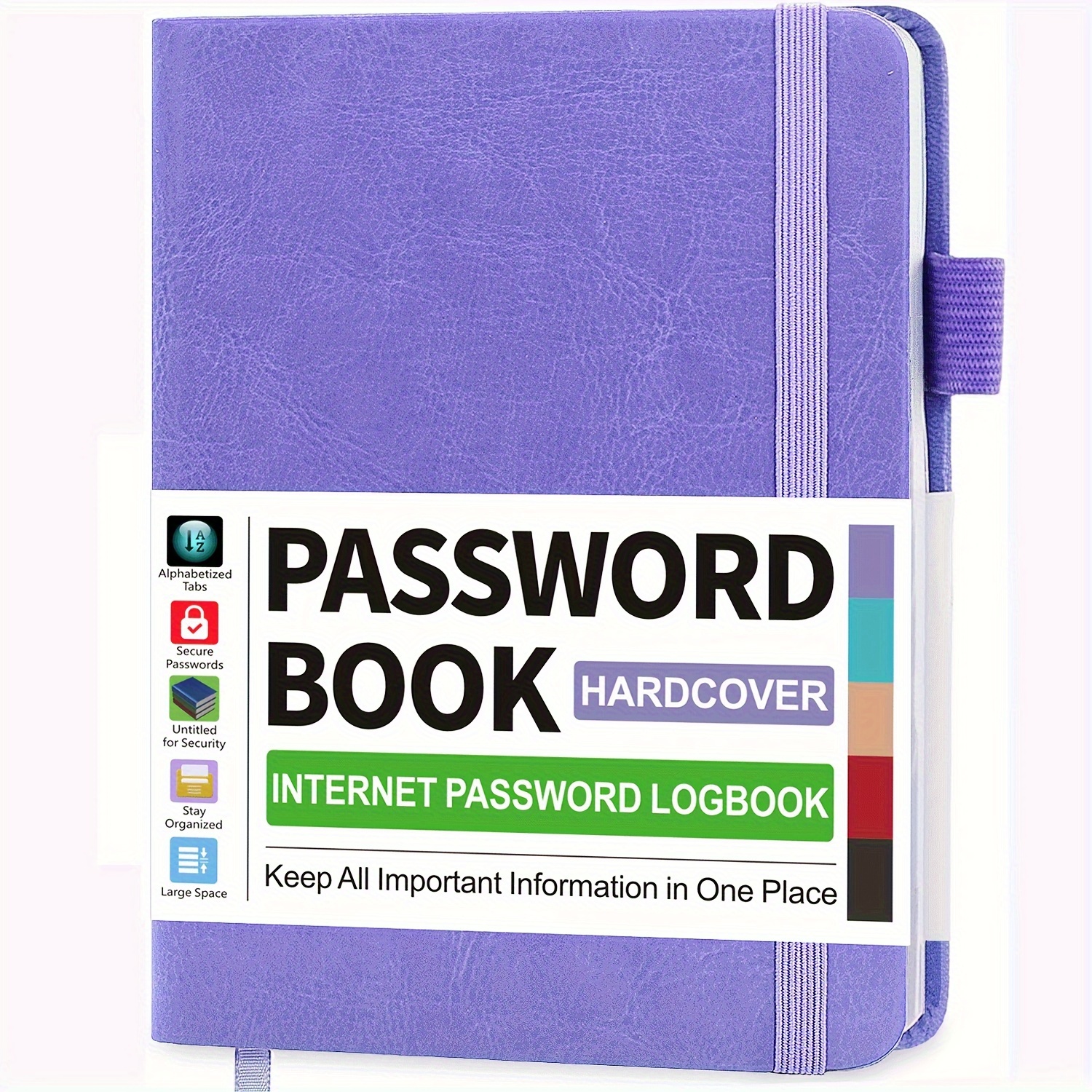 

Organizer A-z Tabs - Hardcover, 100gsm , Portable 4.7" X 6.1" For Internet &