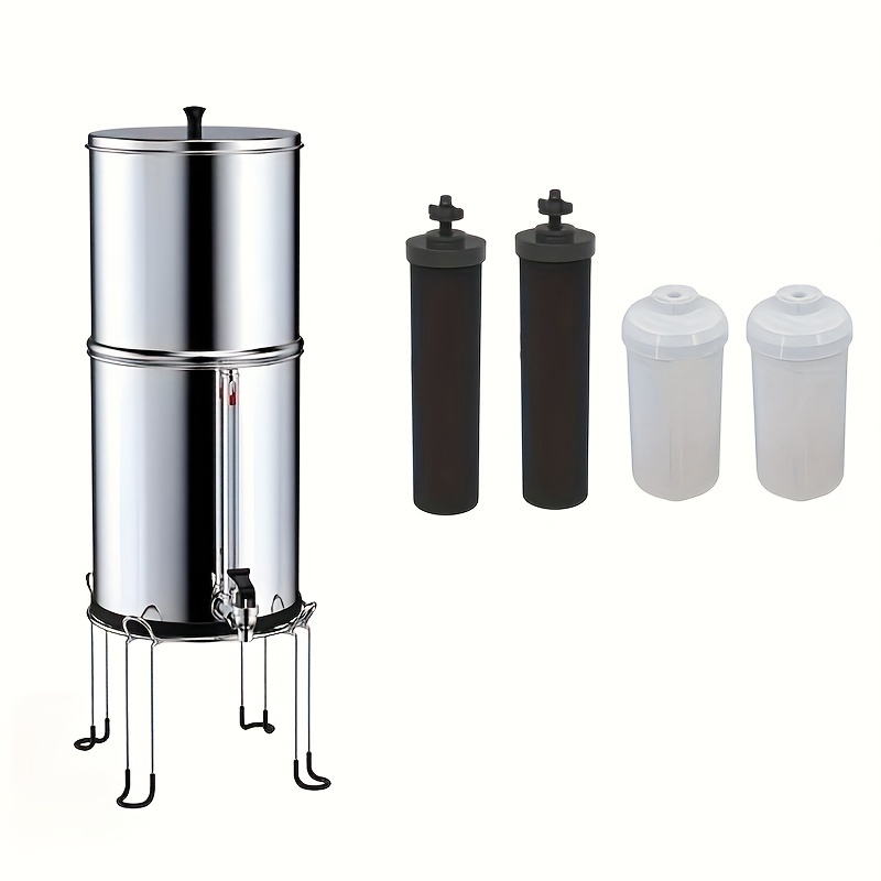 Brita Dispensador de filtro de agua XL, jarra de filtro de agua gris y  grande de 10 tazas con 1 filtro estándar, sin BPA, para uso diario, color