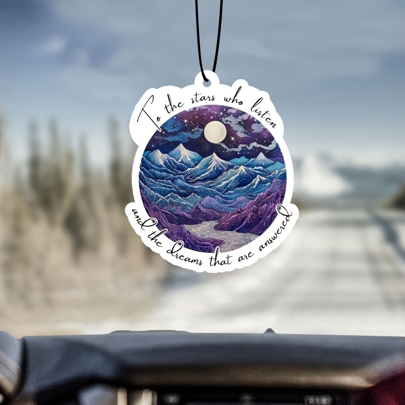 

To The Stars Who Listen And The Dreams That Are Answered Car Aromatherapy Tablets, Wardrobe Air Fresheners, Perfumes, Rearview Mirror Decorations, Car Accessories Interior Pendants Eid Al-adha Mubarak