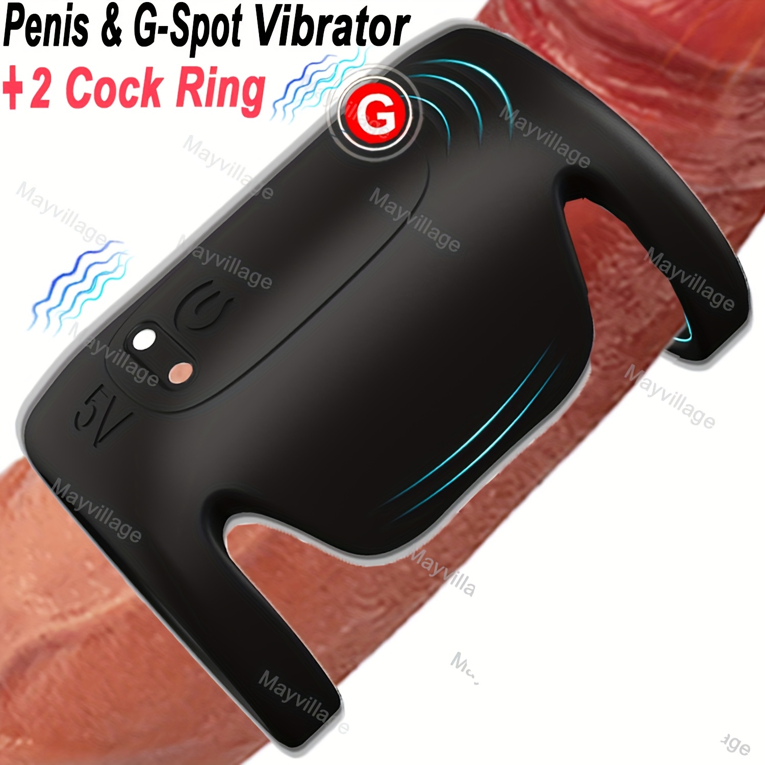 vibrating stimulator with mini , remote control ring male for men pleasure  toys for adult couples - health & household
