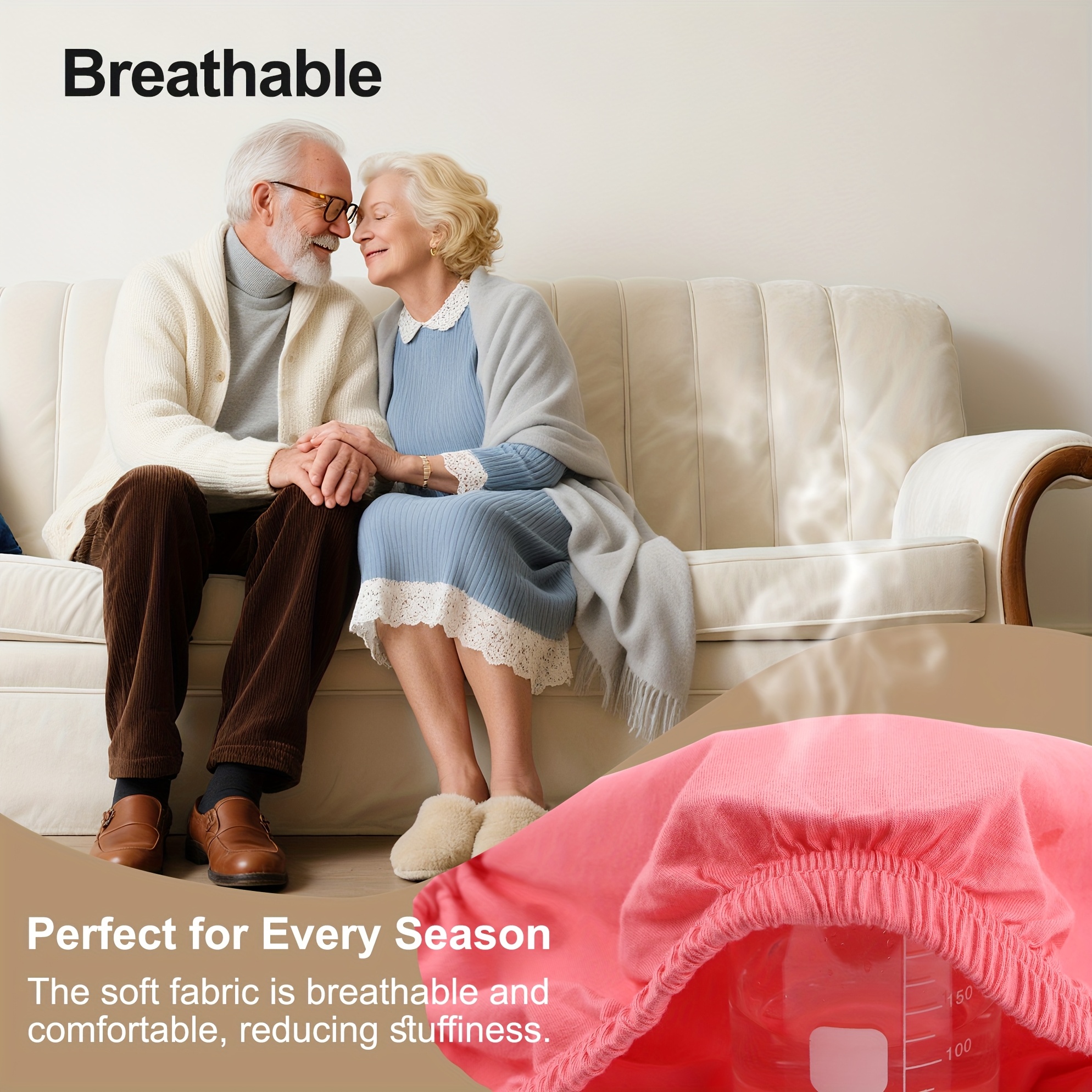 3pcs pink adult protective underwear super absorbent washable reusable briefs for adults soft breathable absorbent unisex casual attire Product details 1