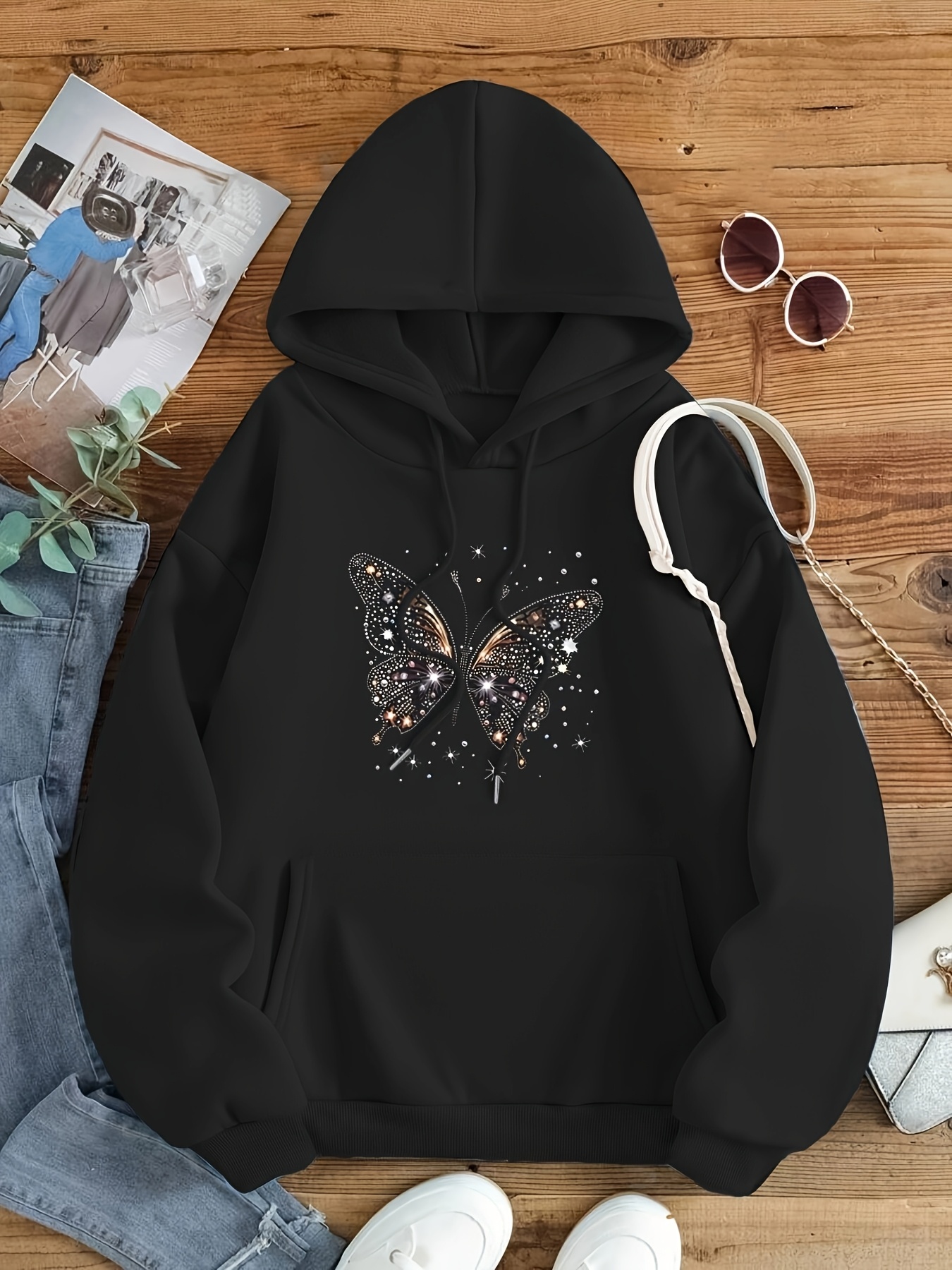 Sudadera Sueter Polar Mujer Suéter Capucha Estampado Mujer Jersey