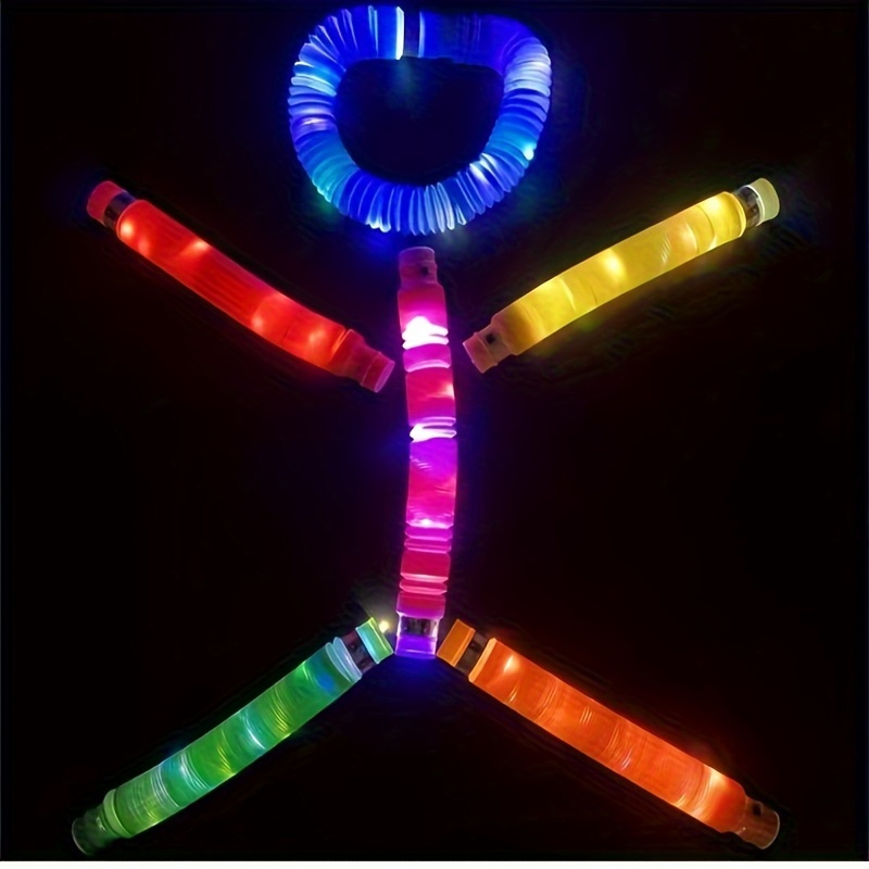Glow Stick Party Pack Led Trendy Light Tube Fingertip Toys - Temu