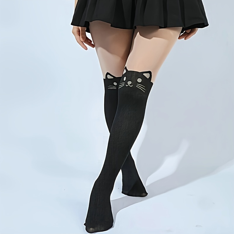 

Women's Over-the-knee Pantyhose Cat - Waist, , For & Fall