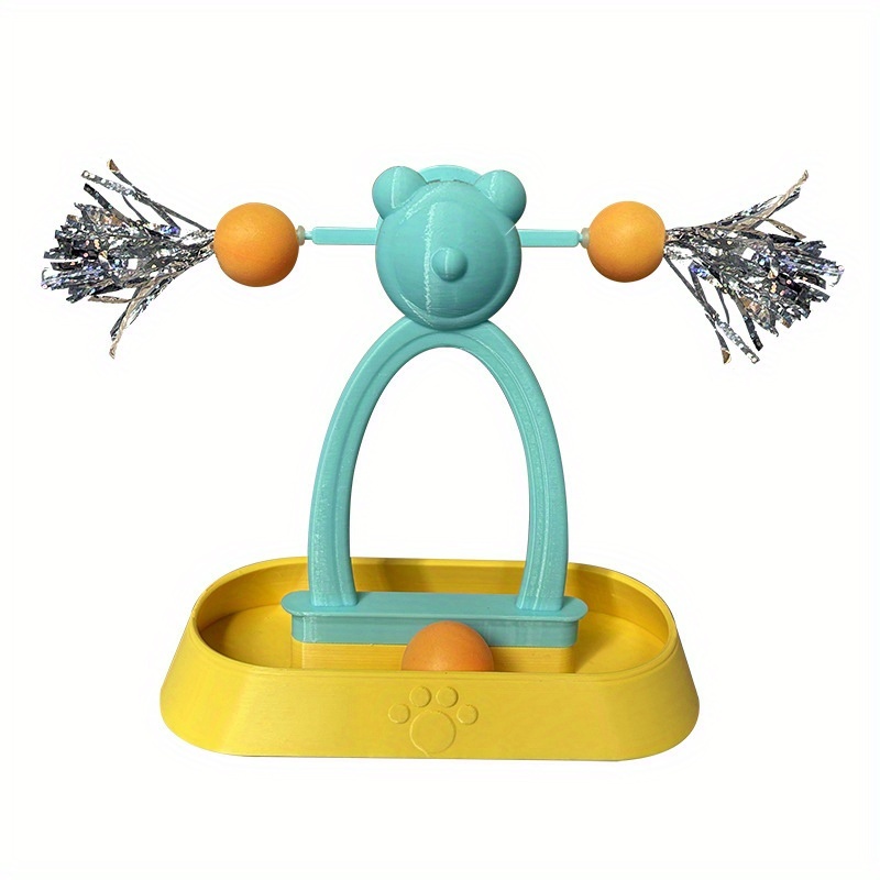 -pack Cat Toy, Self-entertaining Pet Toy With Windmill Track