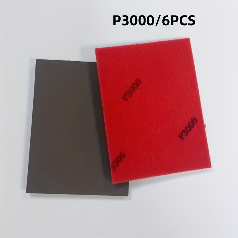 6/36pcs 400-3000 Sanding Sponge, Sanding Sponge Pad - Wet/dry Grinding Foam Pad For Polishing And Finishing Suitable For Polishing, Wood, Metal, Models, Drywall, And Furniture.