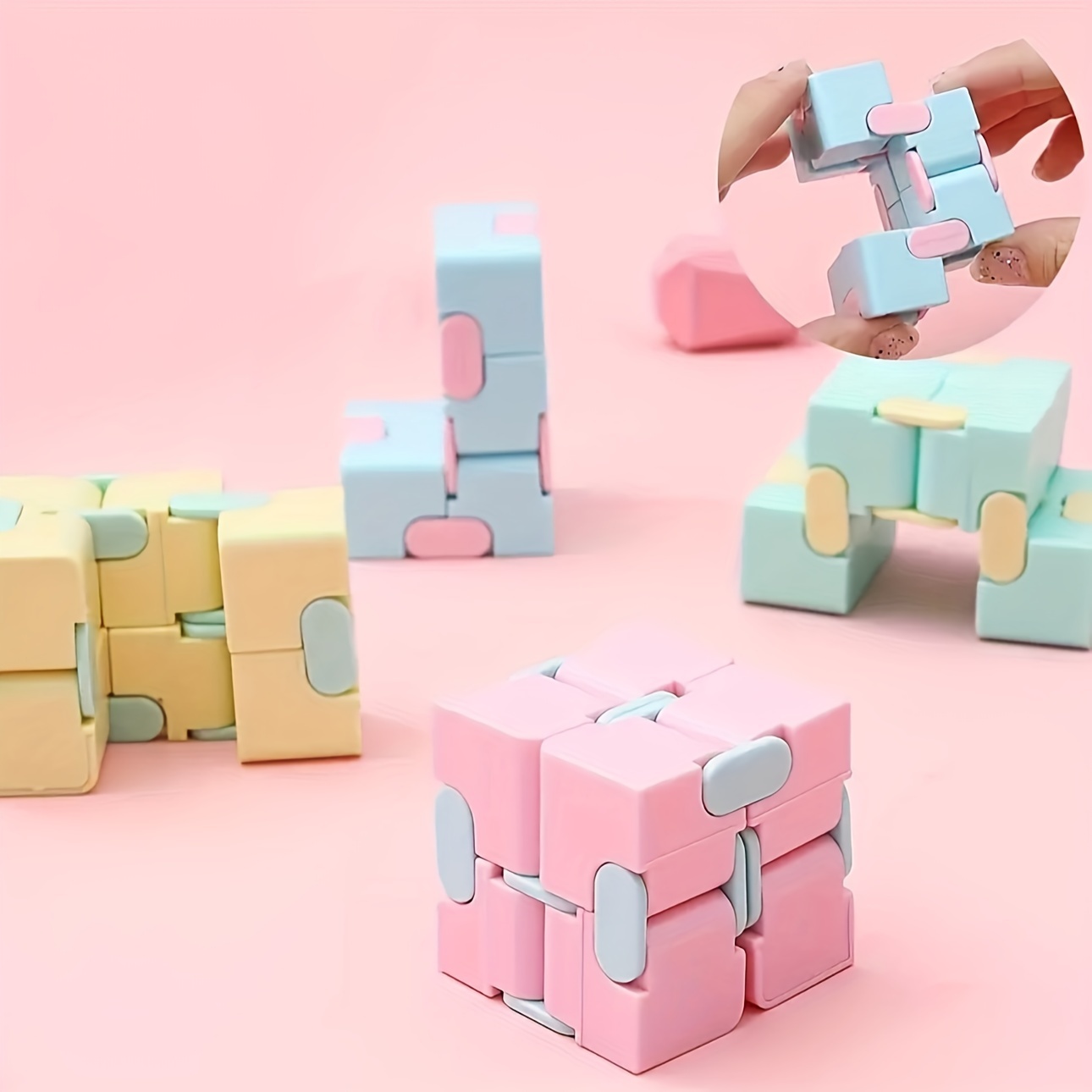 Cube à 12 faces de décompression et anti-stress pour adulte et enfant,  jouet amusant de type dé pour soulager de l'anxiété,, ✓ Meilleur prix au  Maroc et ailleurs