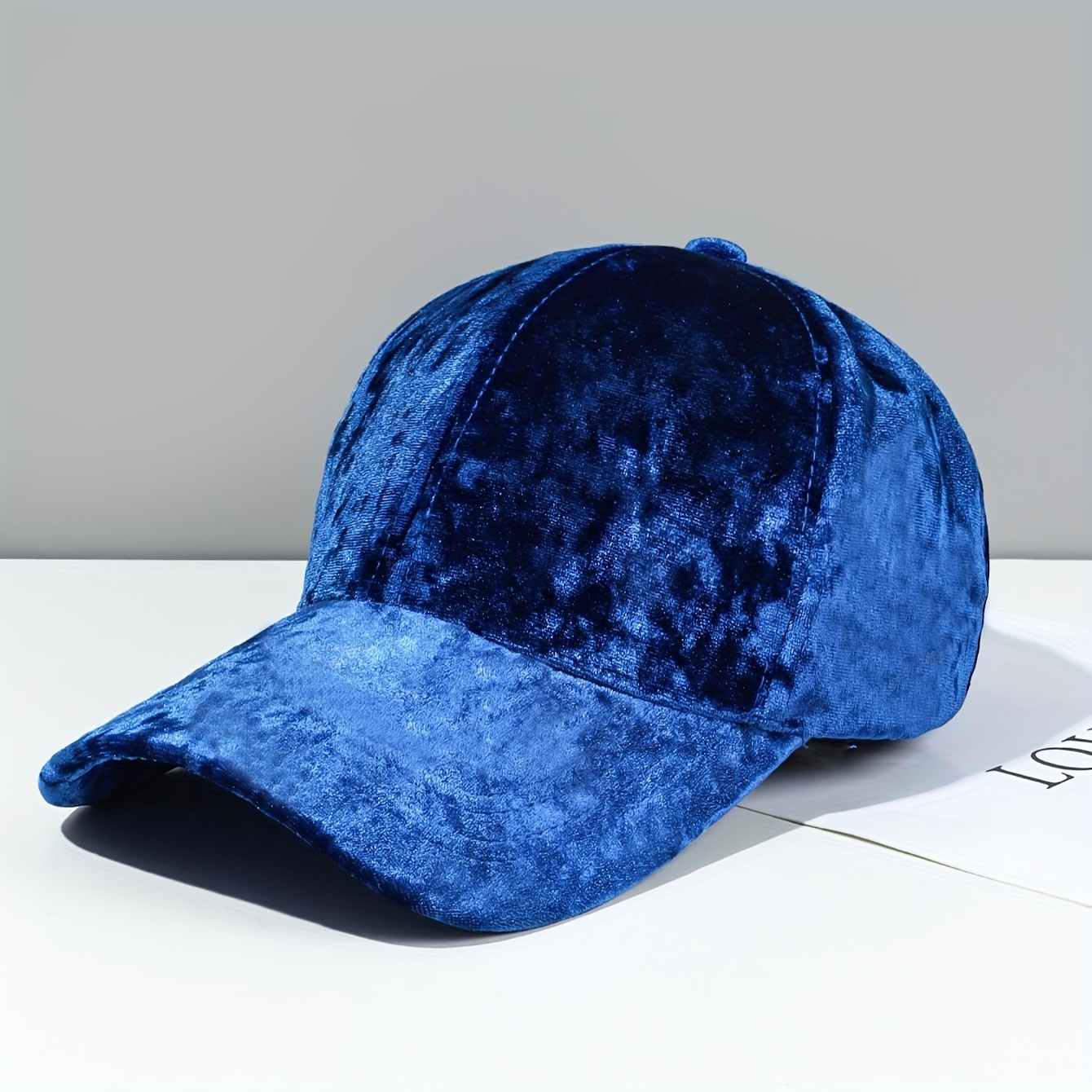 Amazon.com: Mens and Womens Casual Velvet Baseball Cap Solid