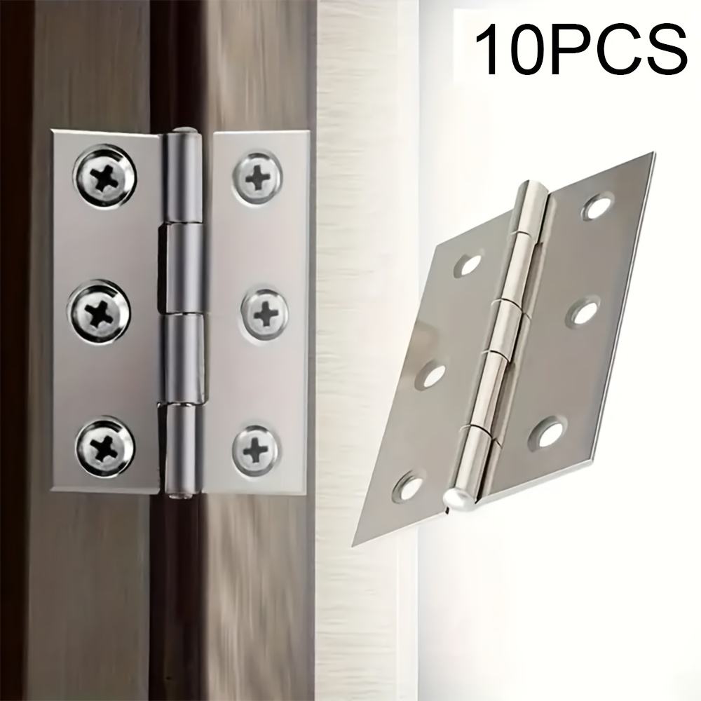 E-shop 10/20 Stück polierte Metall-Scharniere - Elegantes Design für Schränke, Fenster & Holzkisten | Langlebige & einfach zu installierende