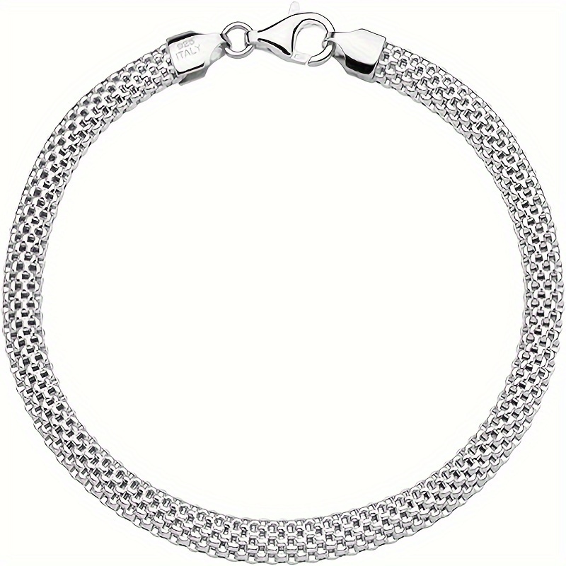 

1pc Fashion Bracelet Simple Mesh Chain Bracelet For Women