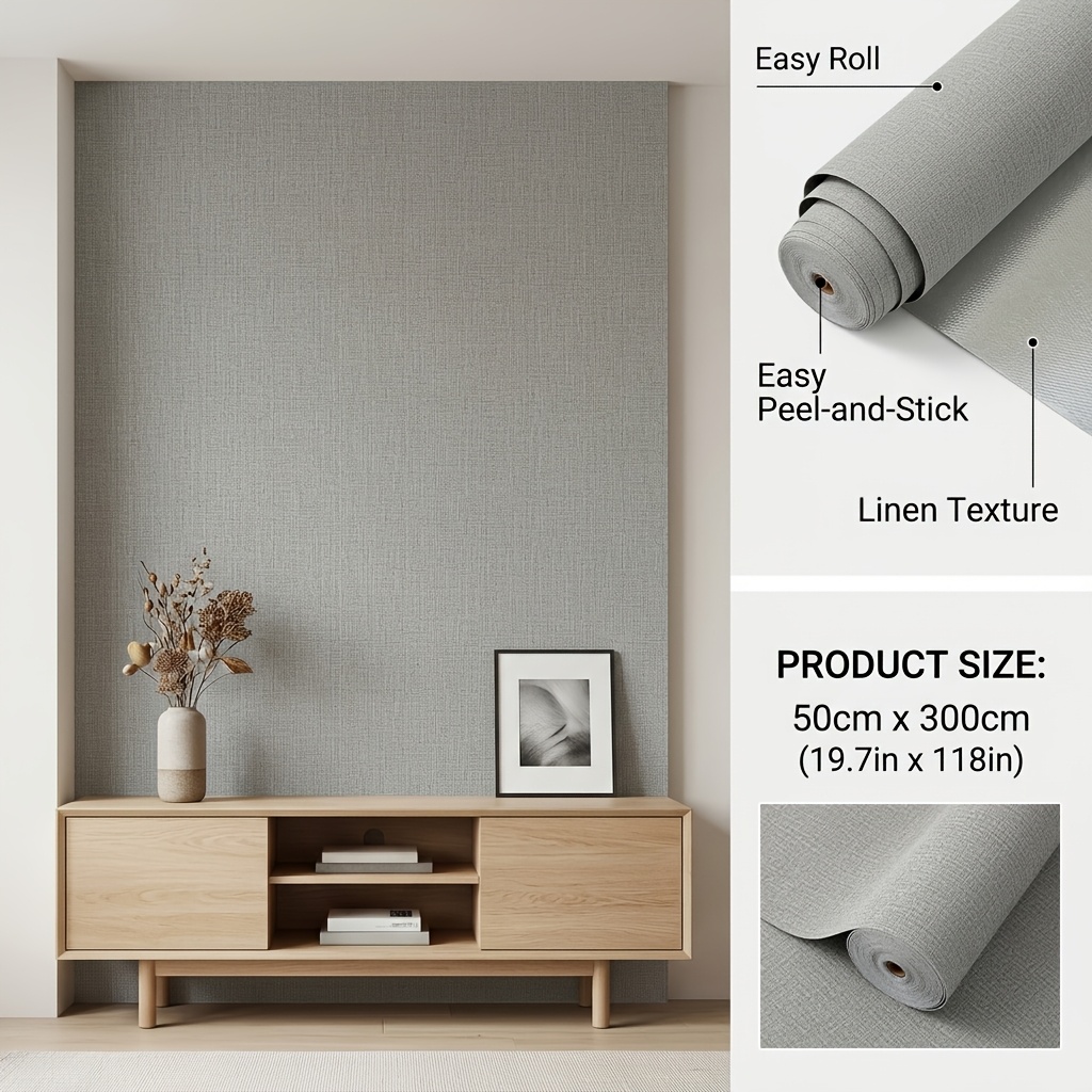 TEMU 3d Wall Panels, Upgraded High-tack Strong Adhesive Backing, Replicating High-end Luxurious Texture, Texture Self-adhesive Wallpaper, Extended