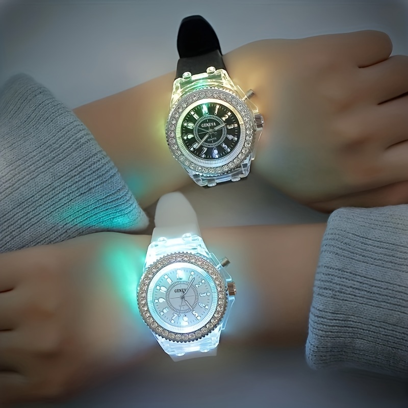 Montre femme lumineuse discount nuit