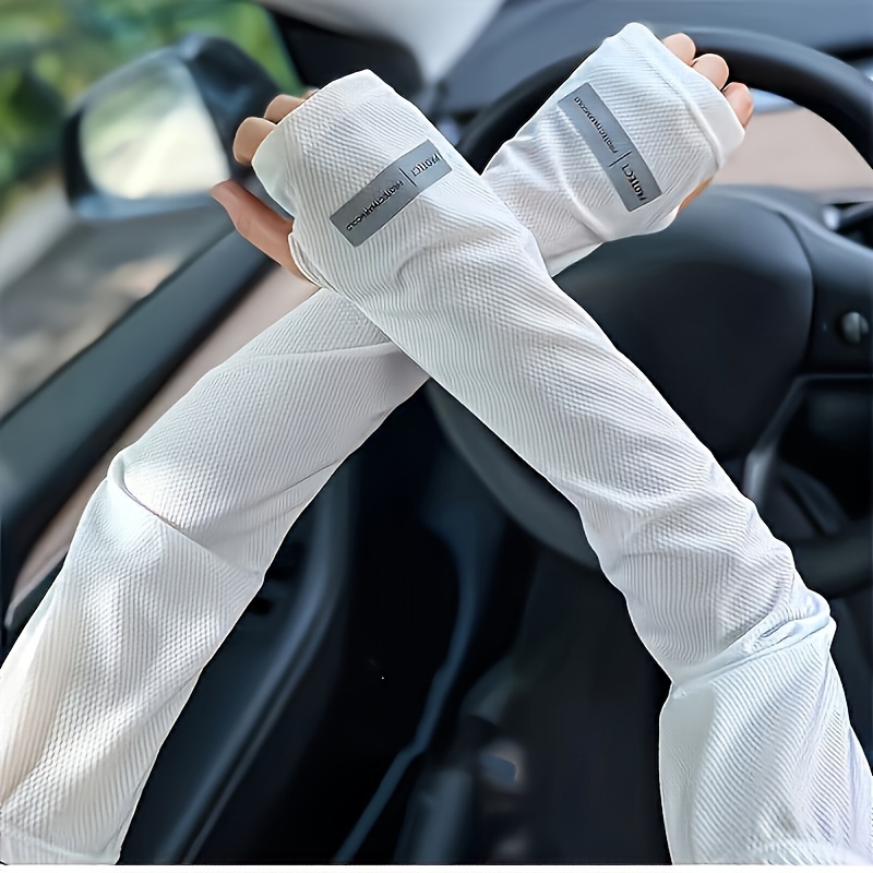 

2pcs Summer Ice Feeling Arm Sleeve For Uv Protection, Perfect Gift