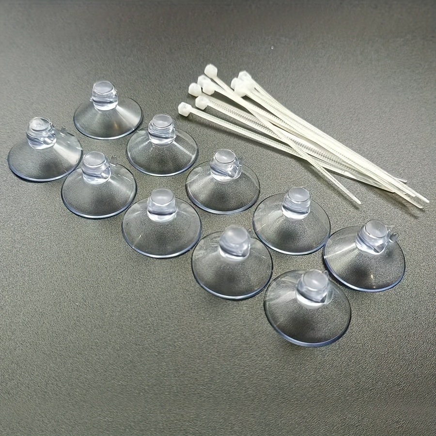 TEMU Set di Ventose Trasparenti + per Cavi per Facile Conservazione e Fissaggio, per Attaccare Qualsiasi Cosa al Muro Senza Ricarica o Batterie. per