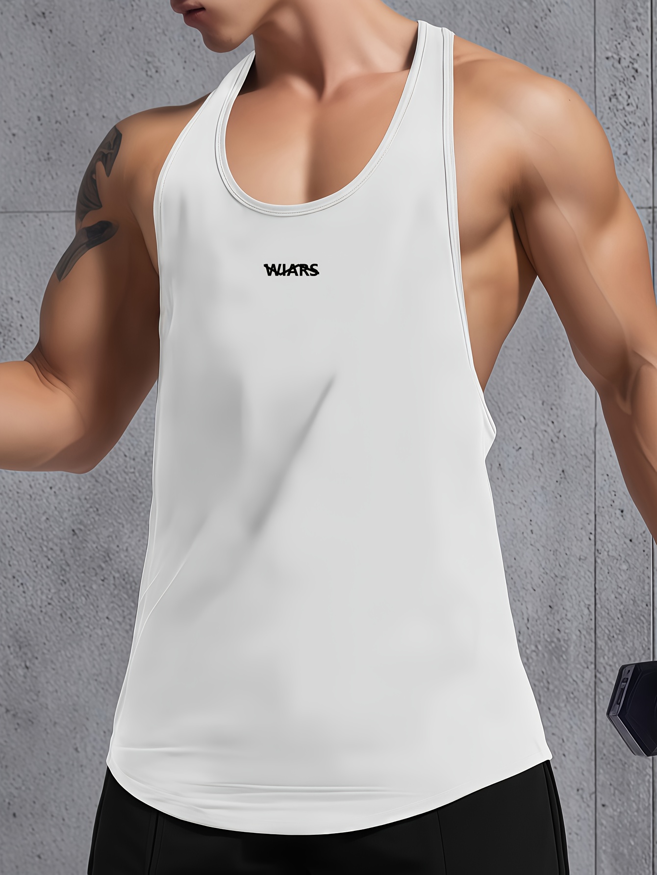 Men's Workout Vest - Lightweight Breathable Athletic Shirt for Gym, Running, Training - Sleeveless Muscle Builder Top - Machine Washable Fitness Apparel for Men & Teens