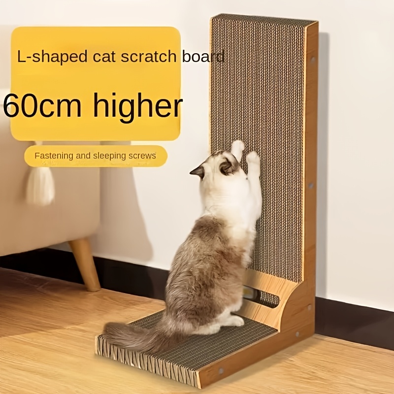 TEMU Furniture Cat Scratching Rods Angled Cat Scratching Boards Wear-resistant Cat Scratchers Abrasive Training Toys Cat Scratchers