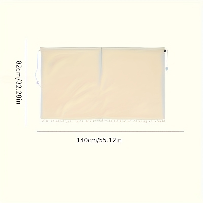 Image of Privacy Curtain For Vehicle Front And Rear Compartments, Uv-resistant And Heat-insulating, With Hidden Snap Hooks And Retractable Straps – Unlined Sunshade