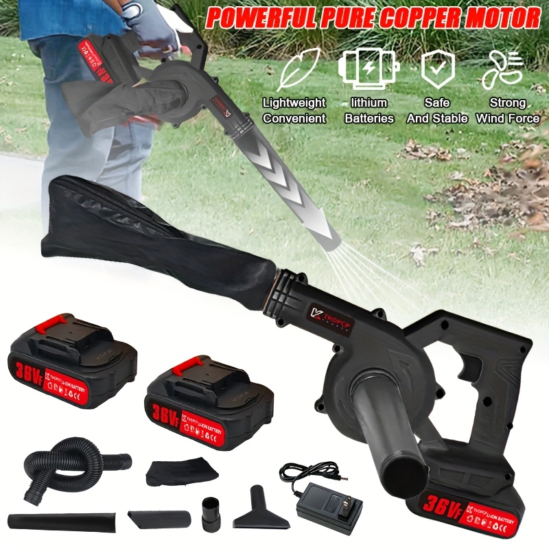 TEMU 2026 Brushless Handheld Cordless Leaf Blower - Vacuum Cleaner, Compact And Lightweight Car Vacuum, Can Quickly And Easily Lawns, Courtyards, And