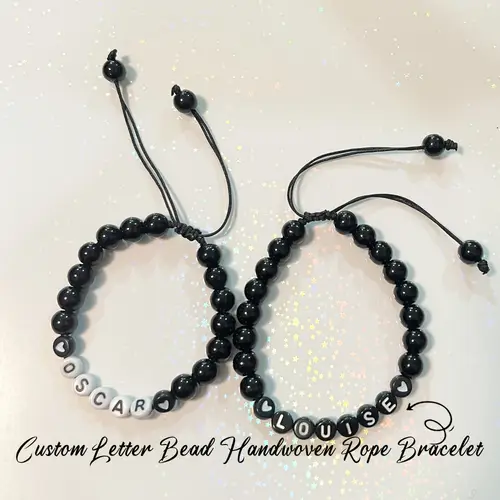 Graduation Rope Name custom bracelets sold on Temu United States