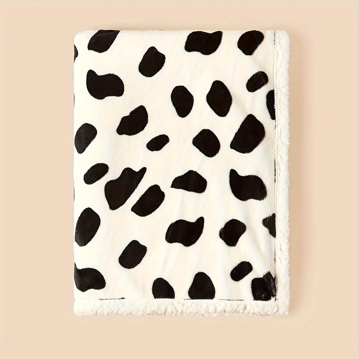 Double Layer Thick Flannel Blanket Stroller Blanket
