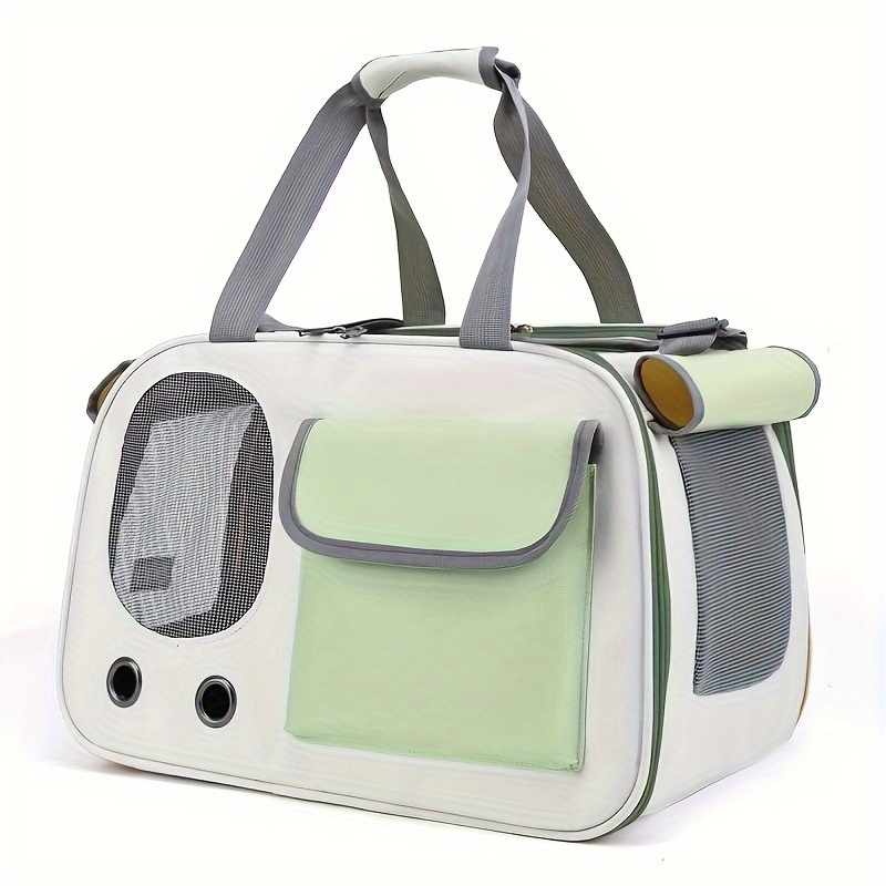 TEMU Portable & Foldable Pet Cat Carrier - Lightweight, Breathable, Durable Travel Bag