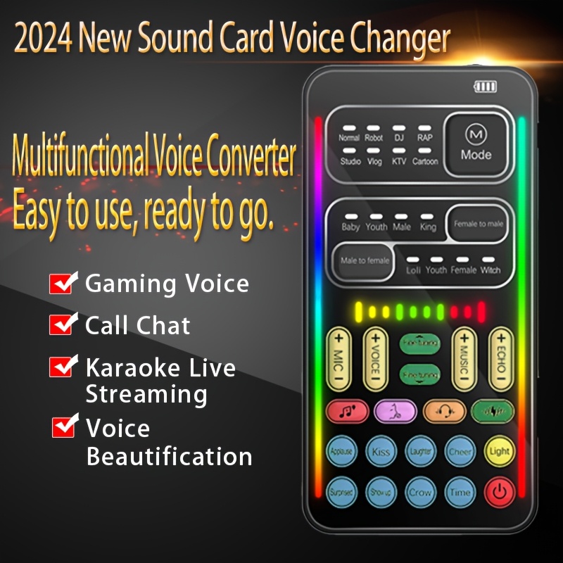 Sprach Transformationstool Für Kinder - Lustiger Stimmenverzerrer Mit 6 Soundeffekten