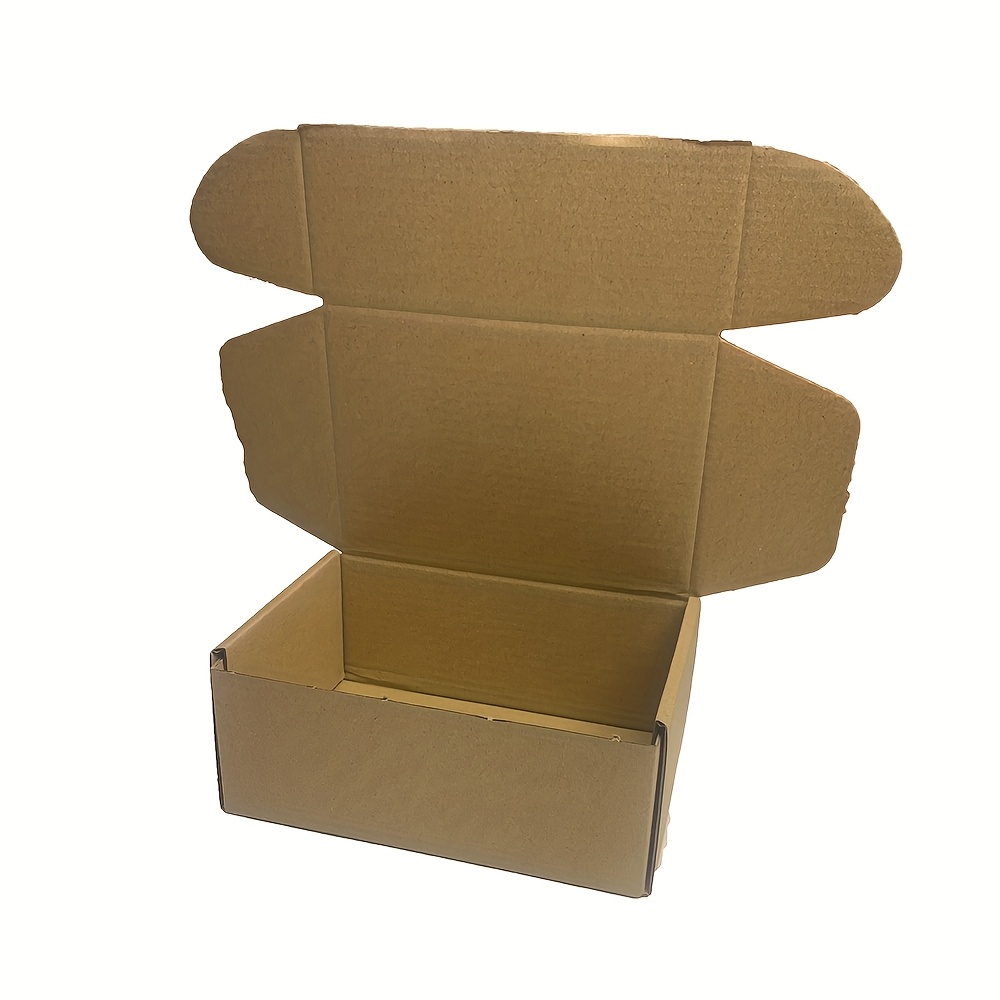 TEMU Scatole regalo medie da 10 pezzi 22*16*7cm (8.6*6.3*2.7in), scatole marroni con chiusura a , adatte per piccole scatole regalo di cartone per