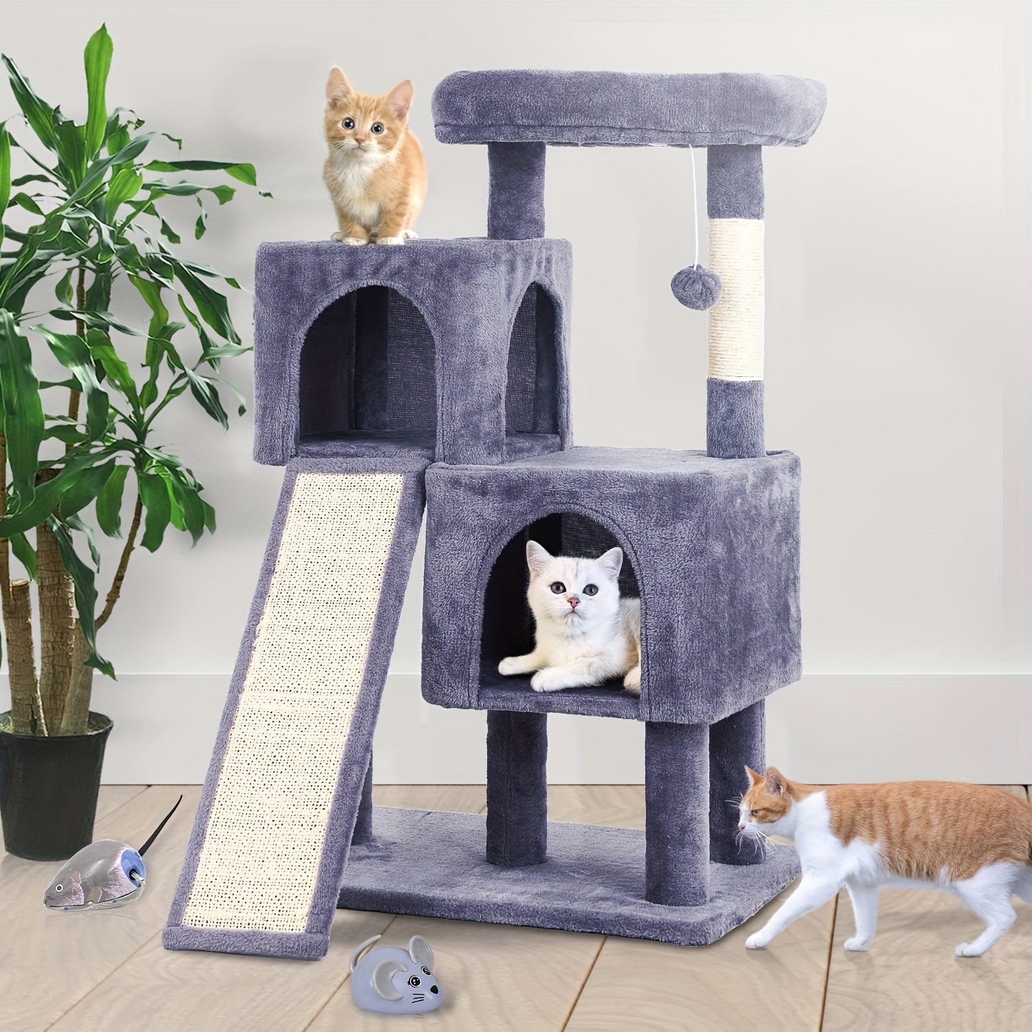 cat tower cat tree indoor cats scratching - Temu