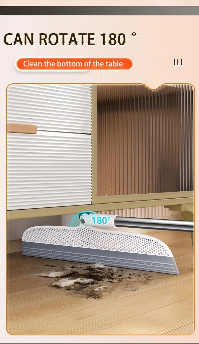 magic cleaning broom wiper squeegee floor scraper for bathroom hair removal sweeper wet dry use cleaning tool Product details 3