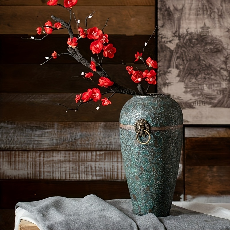 pot fleurs style vintage vase en céramique verte à Temu Switzerland