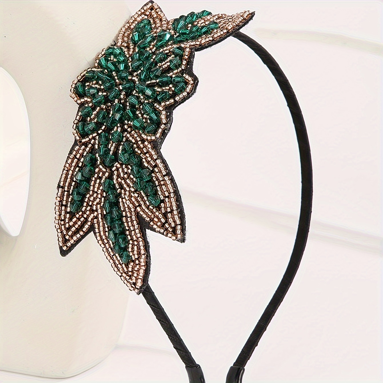 

1pc Retro Sparkling Rhinestone Flower Head Band Elegant Non Slip Hair Hoop Stylish Hair Accessories For Women And Daily Uses